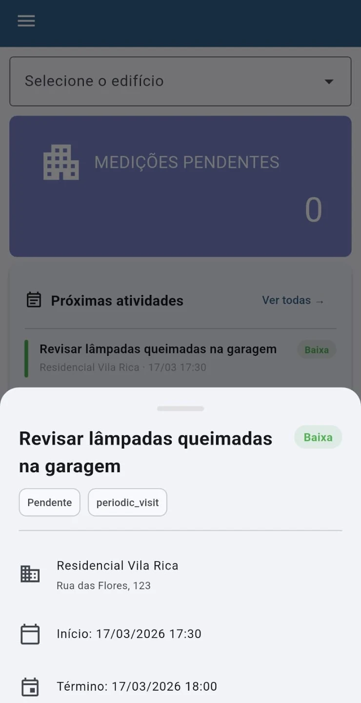 Gestão de atividades nos condomínios